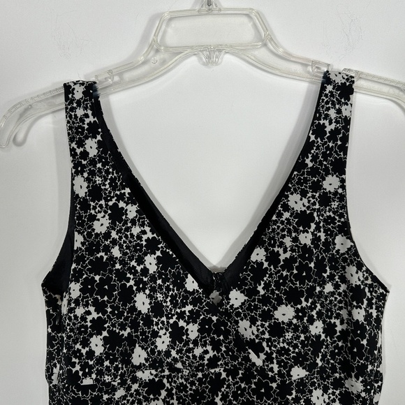 Vintage Y2K EXPRESS Worldwide Brand Size 5/6 Black / White Sun Dress - Picture 9 of 13